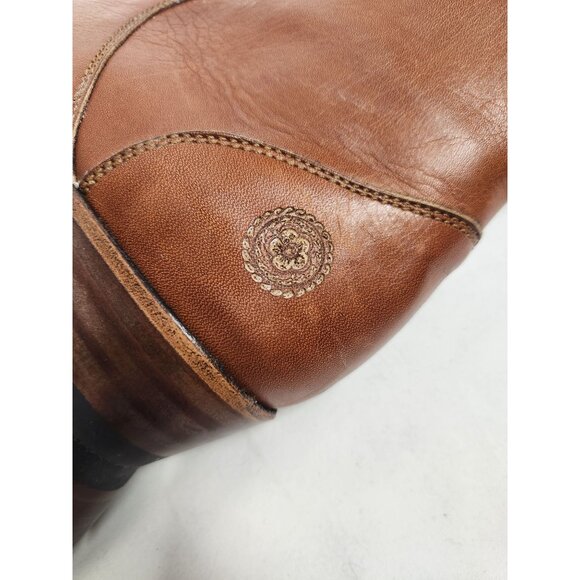 Ranch Road Boots Women's Sz. 9D Scarlett Zip Cognac Western Boots - Picture 9 of 12